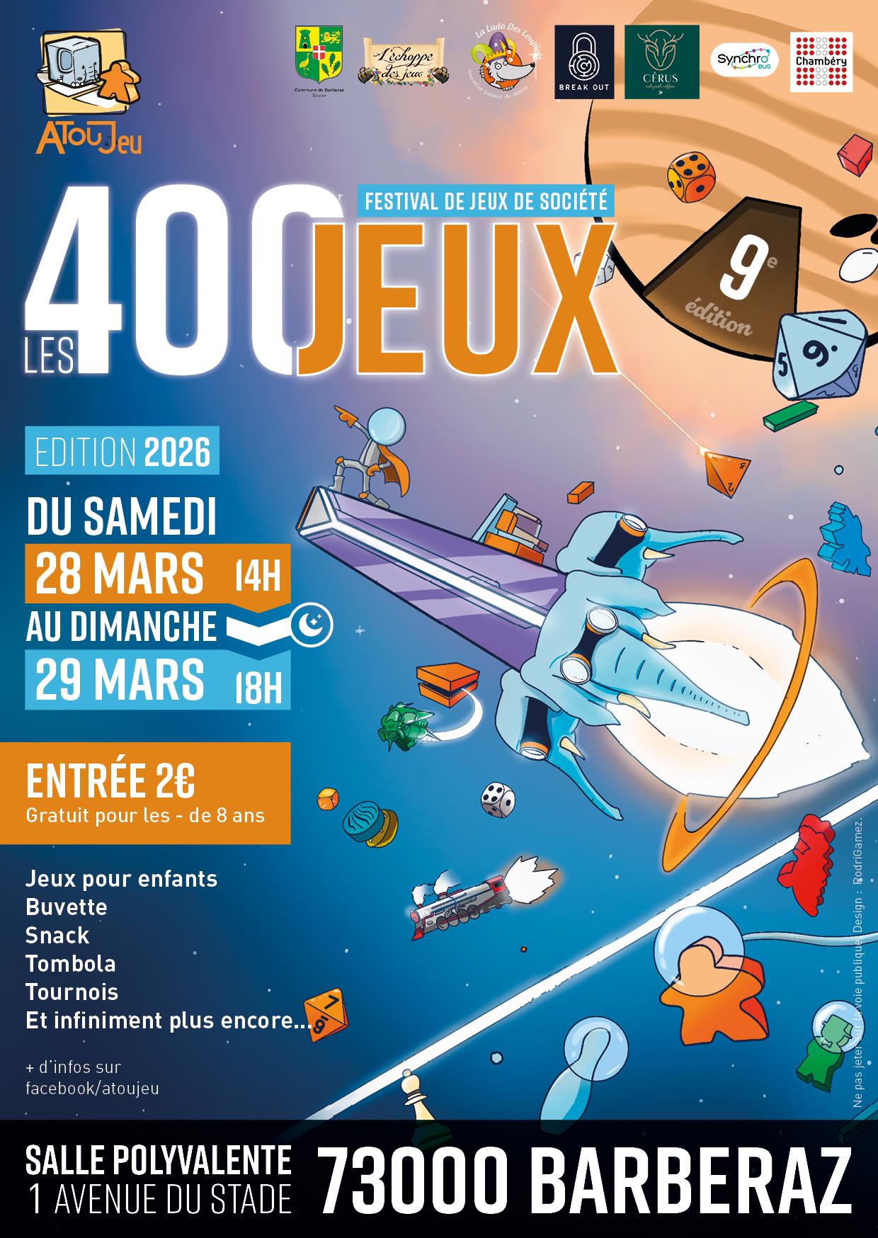 Affiche les 400 jeux